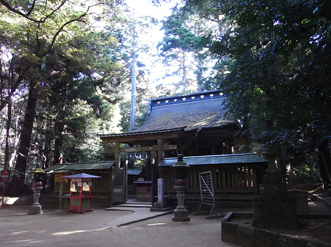 奥宮。御祭神は武甕槌大神荒魂。