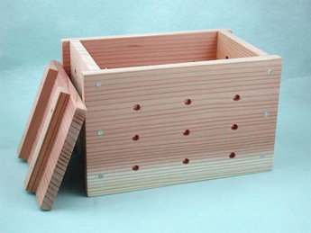 手作り豆腐　杉の型箱（材：熊野杉）