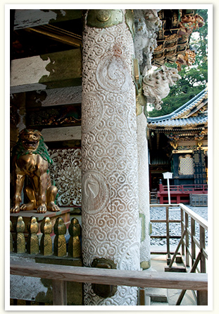 日光東照宮「陽明門」背面全景