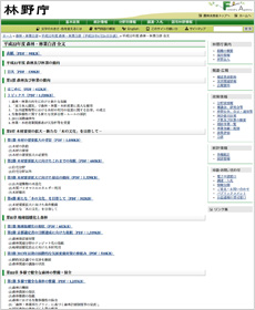 森林・林業白書 （PDF版）は、林野庁のホームページからダウンロードできます。